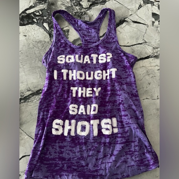 Purple Muscle Tank - Picture 2 of 2